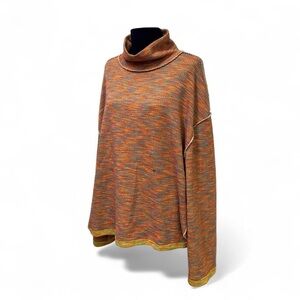 We the Free Multicolor Turtleneck Sweater